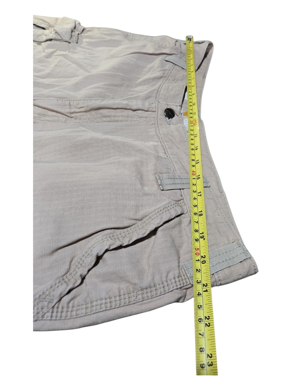 Carhartt Cargo Shorts Mens 42 Tan Force Relaxed Fit Ripstop Cotton 101168 232 - Picture 5 of 5